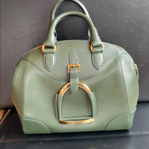 Ralph Lauren Collection Boston Bedford Stirrup satchel bag $3500 - Picture 3 of 11